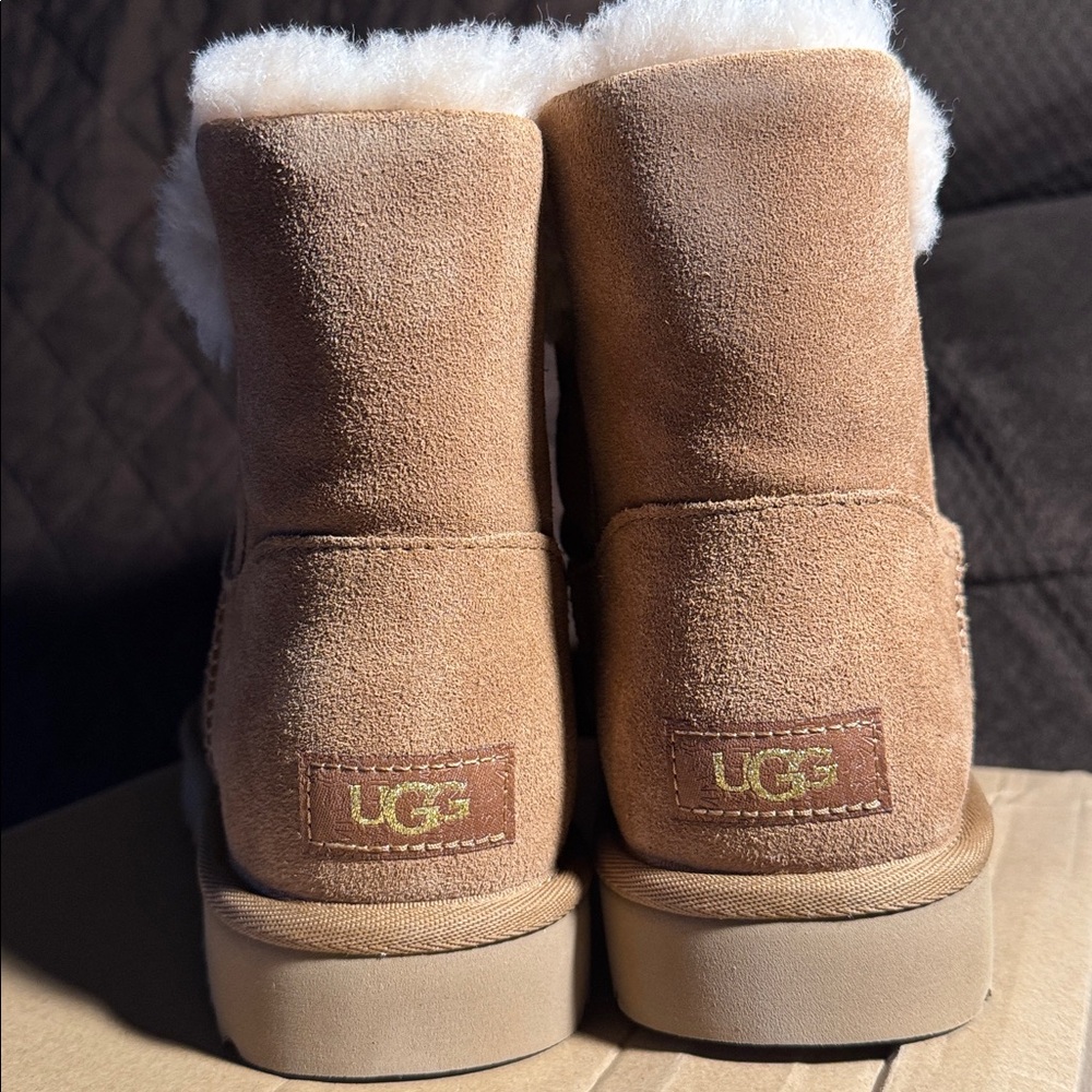 UGG Chestnut Suede Boots - Picture 7 of 10